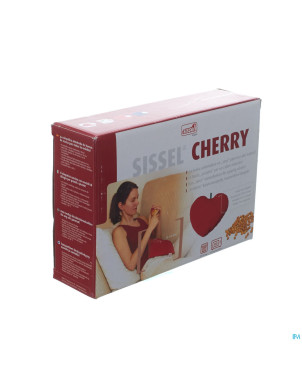 Sissel cherry coussin noyaux cerise forme coeur