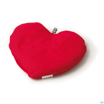 Sissel cherry coussin noyaux cerise forme coeur