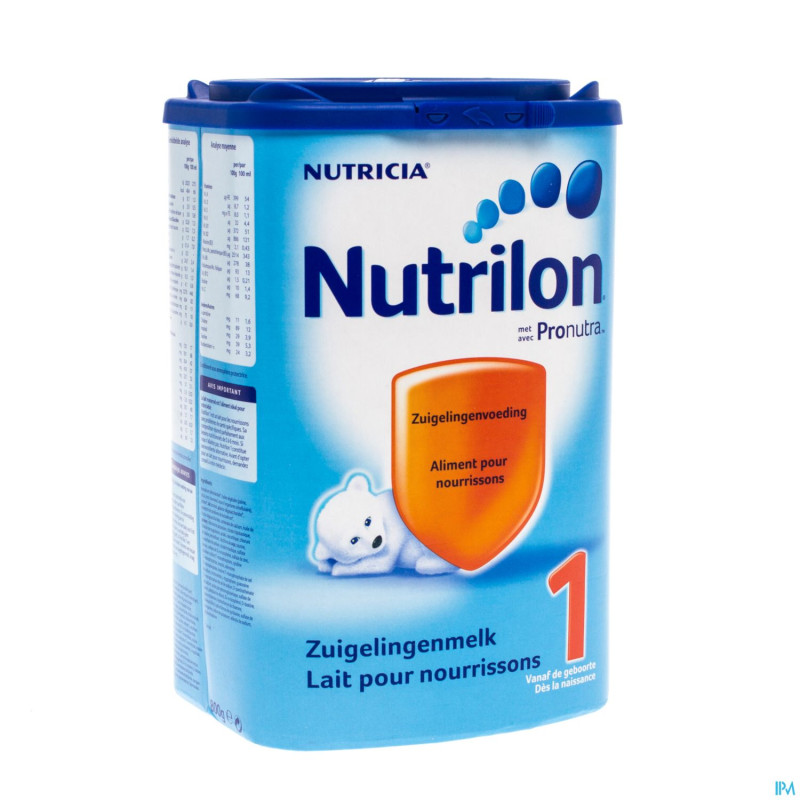 Nutrilon 1 lait nourrissons pdr 800g