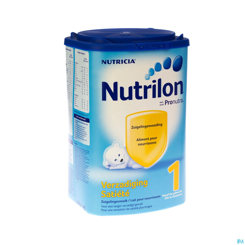 Nutrilon 1 satiete lait nourrissons pdr 800g