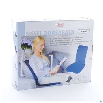 Sissel dorsaback +pad support dos+lombaire noir