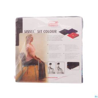 Sissel sit colour coussin triang.noir-coul. a/slip