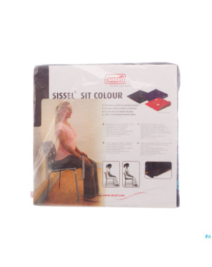 Sissel sit colour coussin triang.noir-coul. a/slip