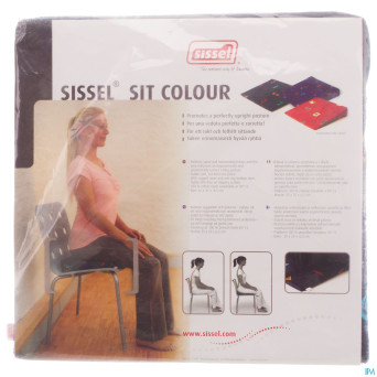 Sissel sit colour coussin triang.noir-coul. a/slip