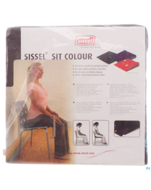 Sissel sit colour coussin triang.noir-coul. a/slip