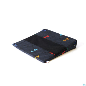 Sissel sit colour coussin triang.noir-coul. a/slip