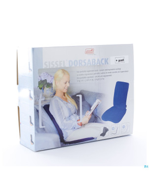 Sissel dorsaback +pad support dos+lombaire gris