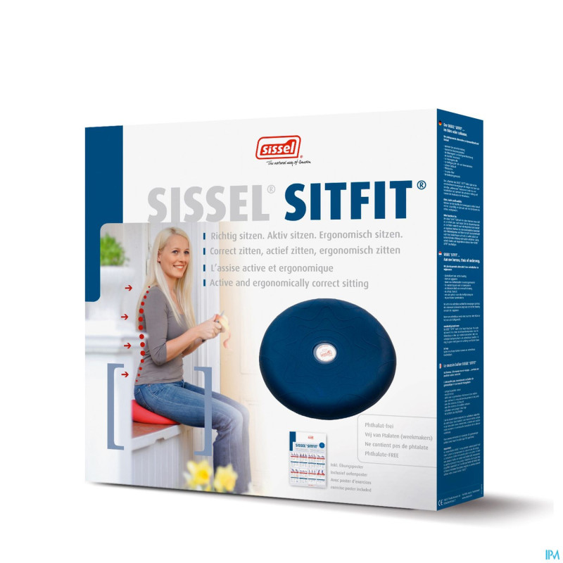 Sissel sitfit coussin ballon diam.33cm rouge