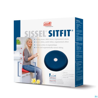 Sissel sitfit coussin ballon diam.33cm noir