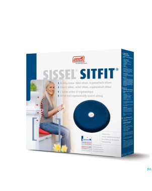 Sissel sitfit coussin ballon diam.33cm bleu