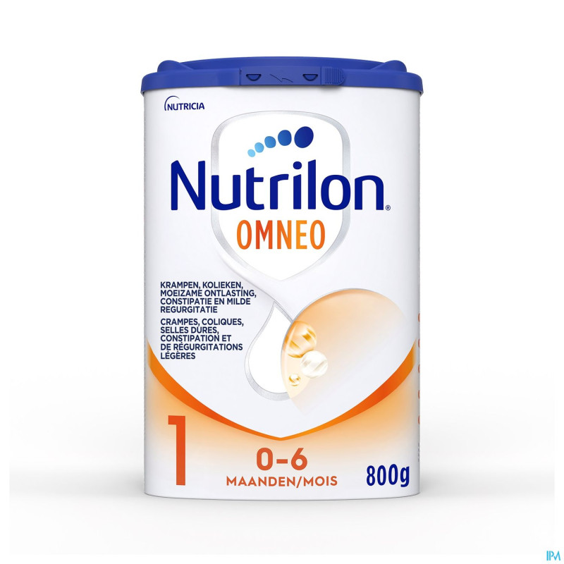 Nutrilon omneo 1 lait nourrissons pdr 800g