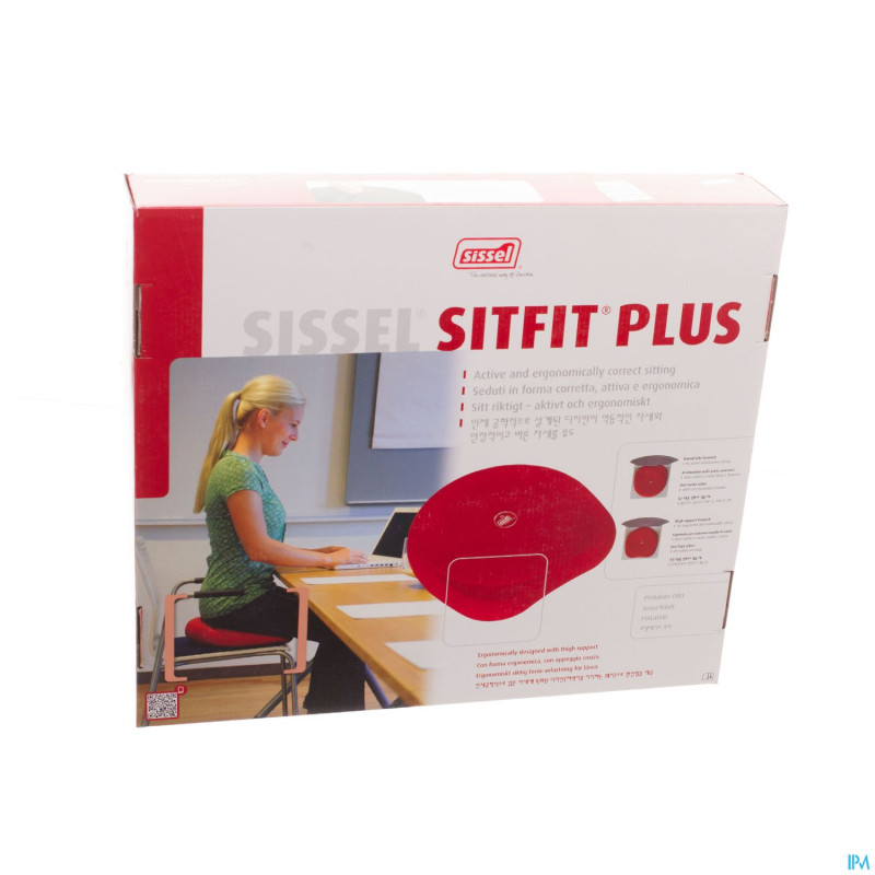 Sissel sitfit plus coussin ballon noir + pompe
