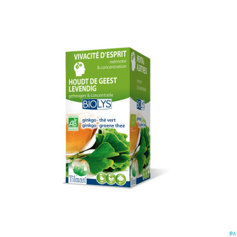 Biolys ginkgo-the vert tisane    tea-bags 20