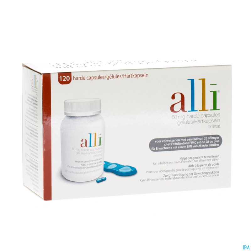 Alli caps 120 x 60 mg