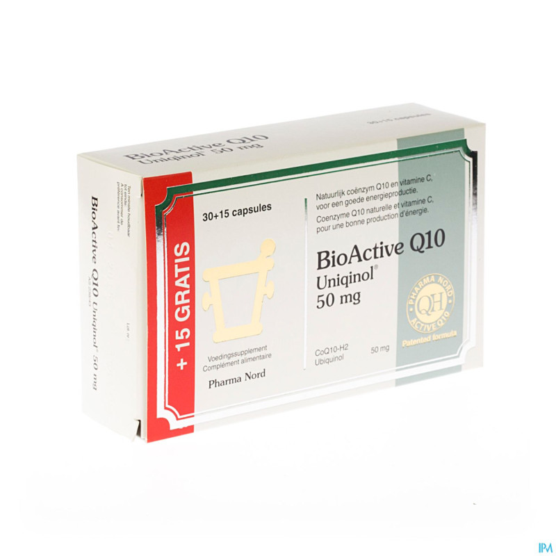 Bioactive q10 50mg promopack caps 30+15