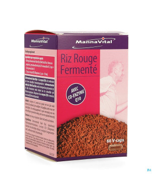 Mannavital riz rouge fermente+co enzyme q10