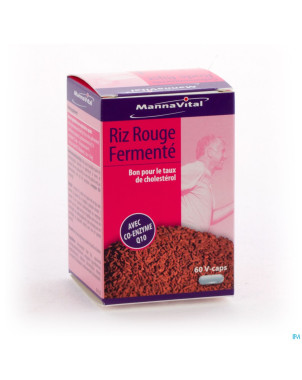 Mannavital riz rouge fermente+co enzyme q10