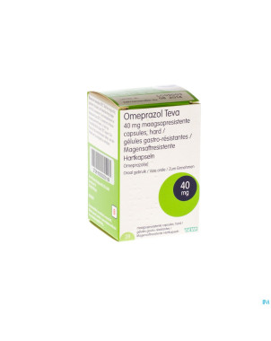 Omeprazol teva 40mg caps gastro resist pilulier 28