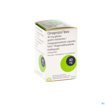 Omeprazol teva 40mg caps gastro resist pilulier 28