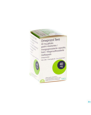 Omeprazol teva 40mg caps gastro resist pilulier 28