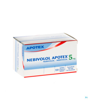 Nebivolol apotex tabl 100 x 5 mg