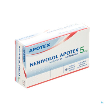 Nebivolol apotex tabl  28 x 5 mg