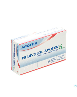 Nebivolol apotex tabl  28 x 5 mg