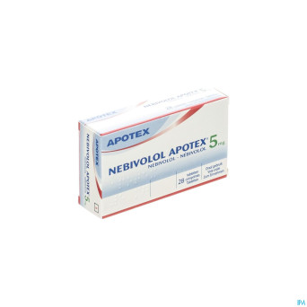Nebivolol apotex tabl  28 x 5 mg