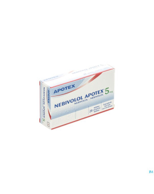 Nebivolol apotex tabl  28 x 5 mg