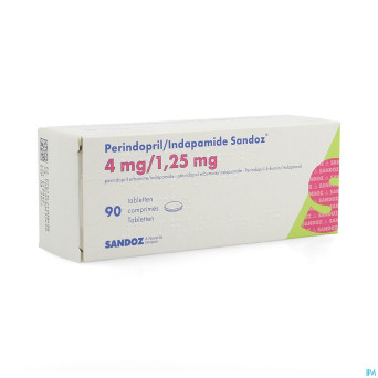 Perindopril/indapamide sandoz tabl 90x4mg/1,250mg