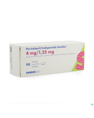 Perindopril/indapamide sandoz tabl 90x4mg/1,250mg