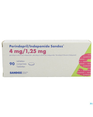 Perindopril/indapamide sandoz tabl 90x4mg/1,250mg