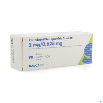 Perindopril/indapamide sandoz tabl 90x2mg/0,625mg