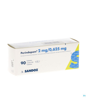 Perindopril/indapamide sandoz tabl 90x2mg/0,625mg