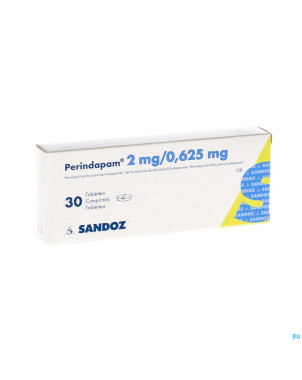 Perindopril/indapamide sandoz tabl 30x2mg/0,625mg
