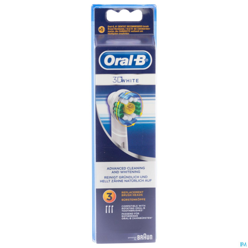 Oral-b refill eb18-3 pro white 3