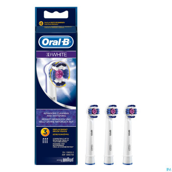 Oral-b refill eb18-3 pro white 3