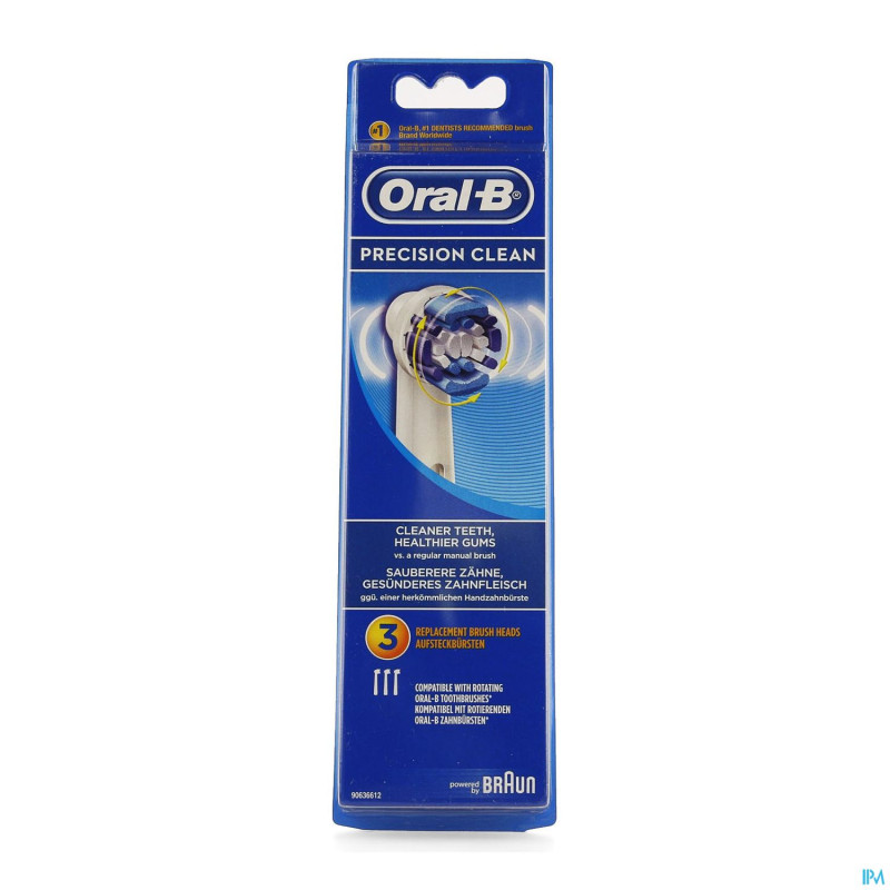 Oral b refill eb20-3 precision clean 3