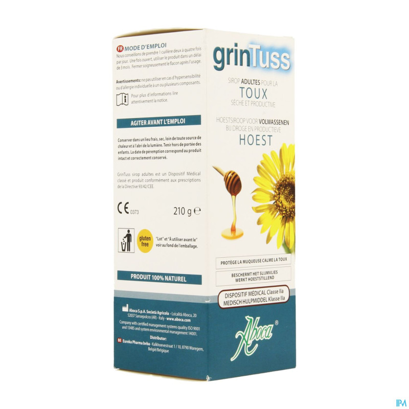 Aboca grintuss sirop adulte 210g