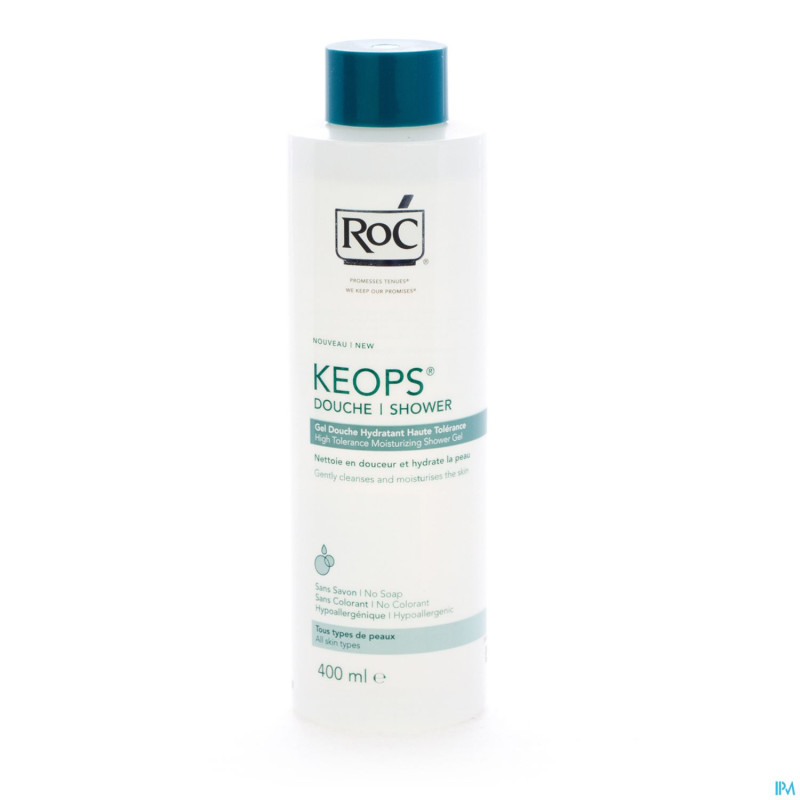 Roc keops gel douche hydratant haute tol.    400ml