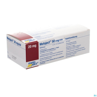 Metoject 50mg/ml sol inj ser pre 10,0mg/0,20ml  4