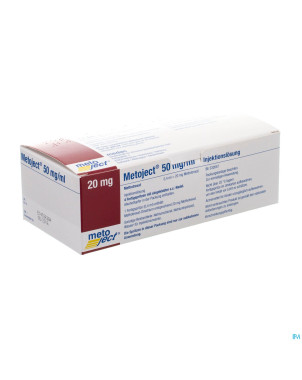 Metoject 50mg/ml sol inj ser pre 10,0mg/0,20ml  4
