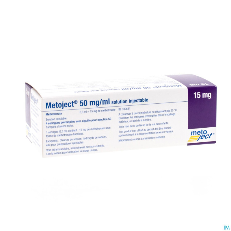 Metoject 50mg/ml sol inj ser pre 15,0mg/0,30ml  4