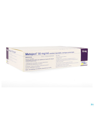 Metoject 50mg/ml sol inj ser pre 15,0mg/0,30ml 12