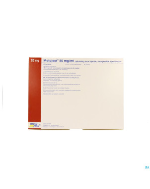 Metoject 50mg/ml sol inj ser pre 20,0mg/0,40ml 12