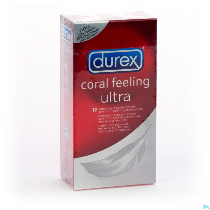 Durex coral feeling ultra condoms 12 cfr 3013117