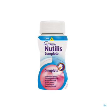 Nutilis complete level 3 drink fraise fl 4x125ml