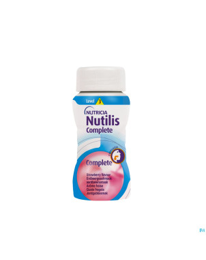 Nutilis complete level 3 drink fraise fl 4x125ml