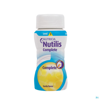 Nutilis complete level 3 drink vanille fl 4x125ml