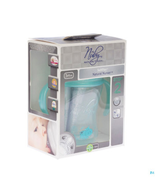 Nuby biber polyprop. 240ml + anses medium flow
